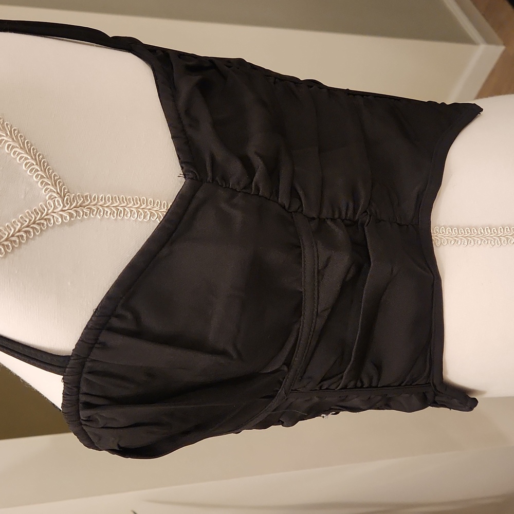 White Fox Stuck In My Ways Bustier Corset Goth Black Size L - Picture 7 of 16